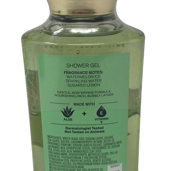 Bath and Body Works Watermelon Lemonade Shower Gel Wash 10 oz 2-Pack - Picture 3 of 5